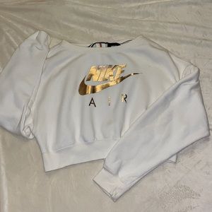 Nike Cropped Women’s Sweater Rose gold